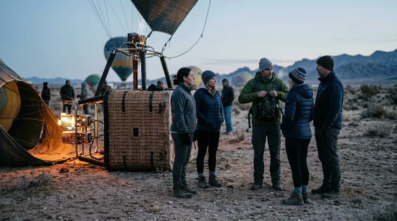 What to Wear for a Hot Air Balloon Ride in Dubai (+ First-Flight Guide)