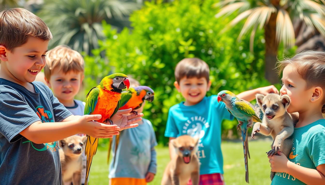 Animal encounters Dubai Safari Park