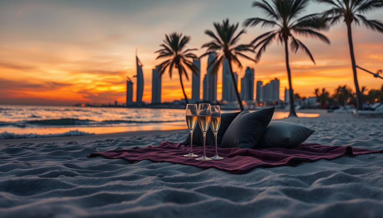 Beachside weekend Dubai couples