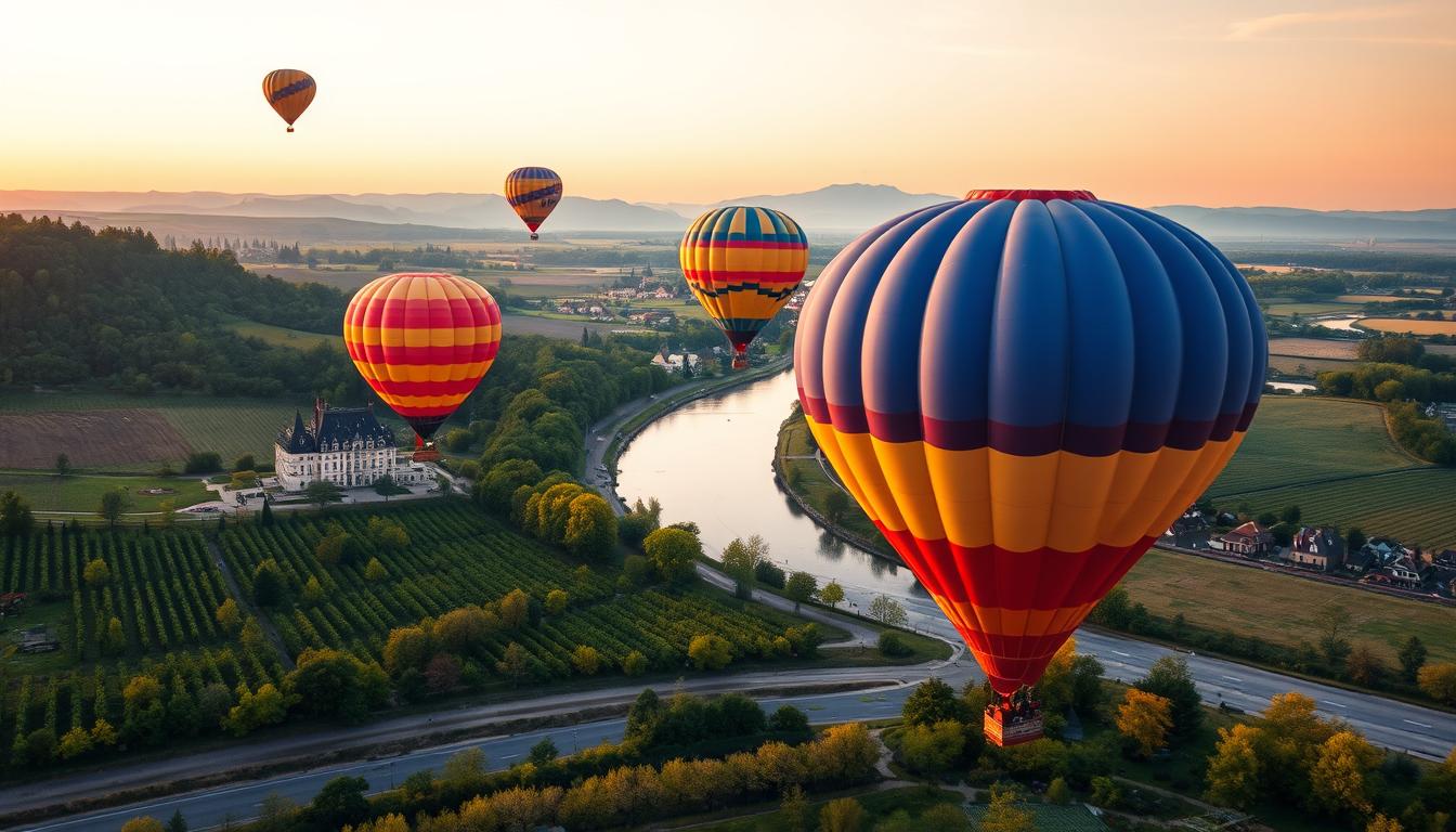 Castle Views from the Sky: Hot Air Ballooning Over France’s Loire Valley