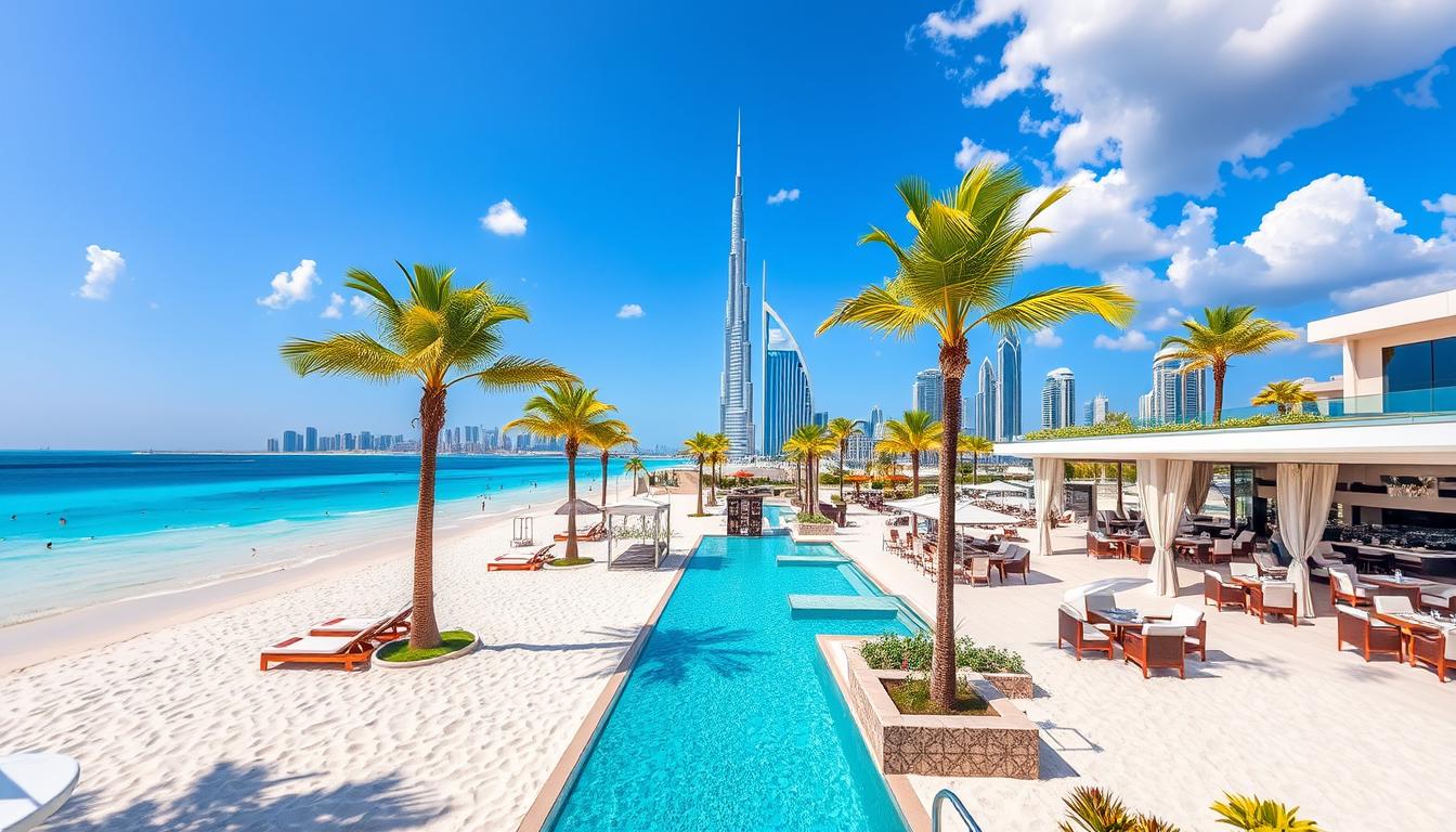 Exclusive beach clubs Dubai