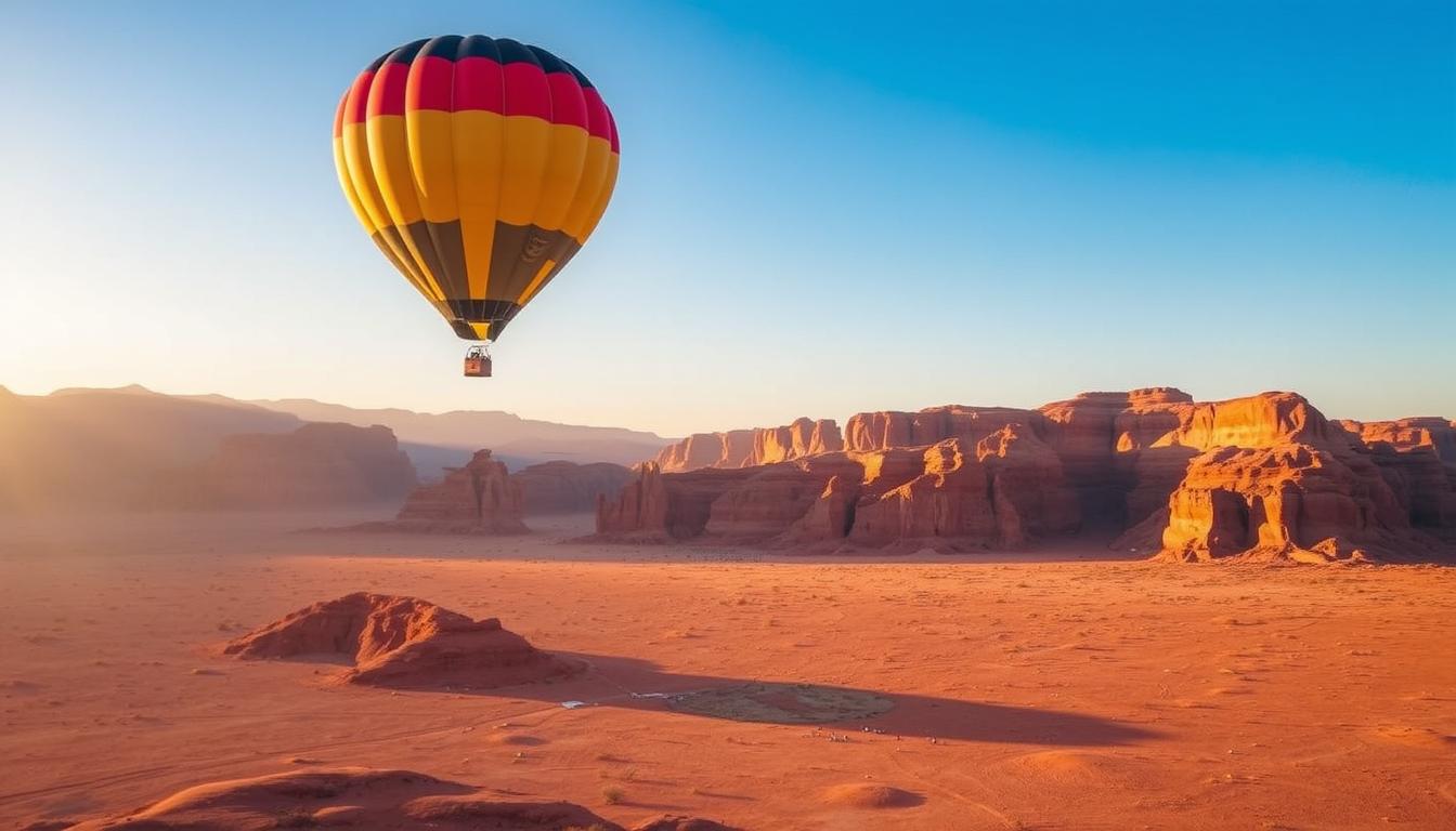 Explore Jordan’s Red Desert: Hot Air Ballooning Over Wadi Rum