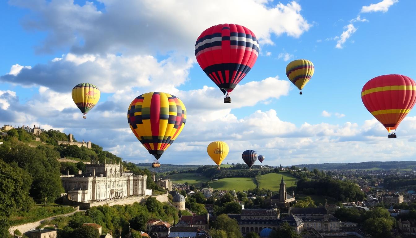 Hot Air Ballooning Over England’s Historic Bath: A Journey Through Time