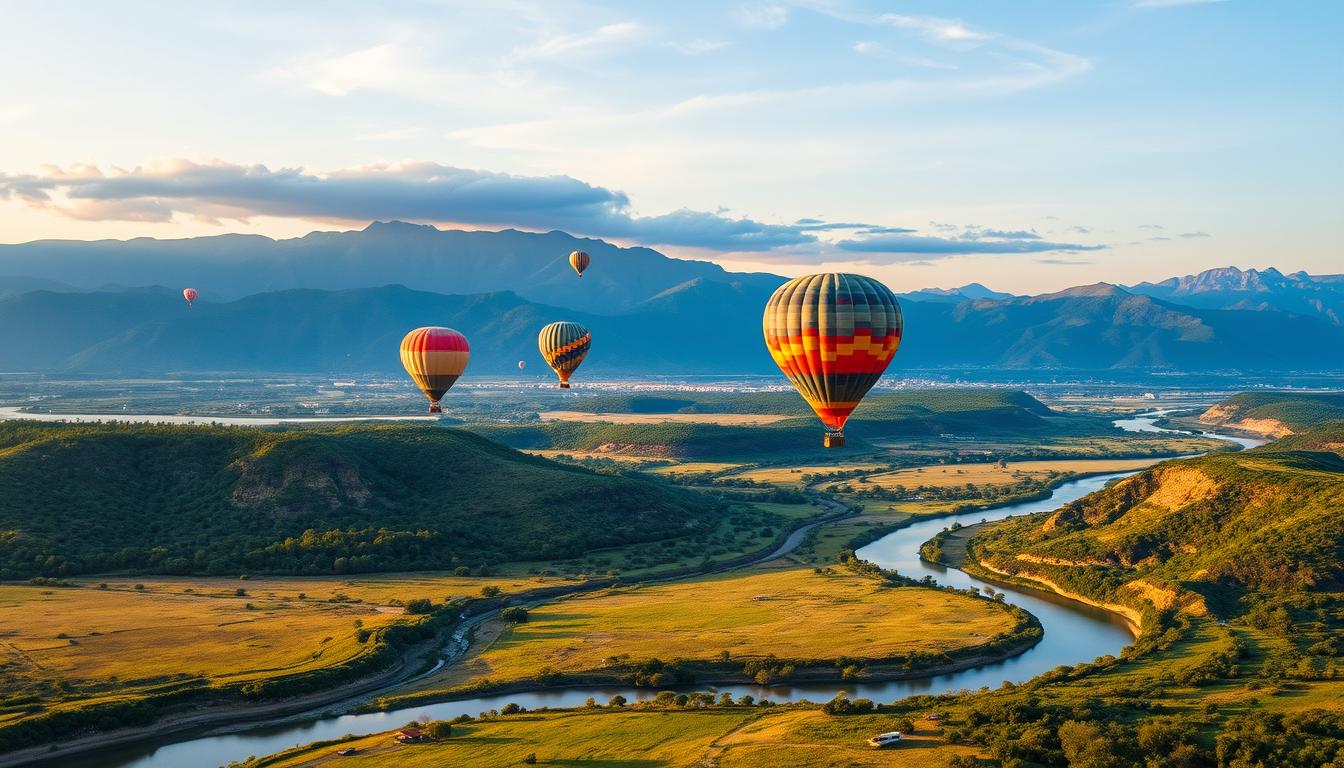 Hot Air Ballooning Over South Africa’s Scenic Magalies River Valley