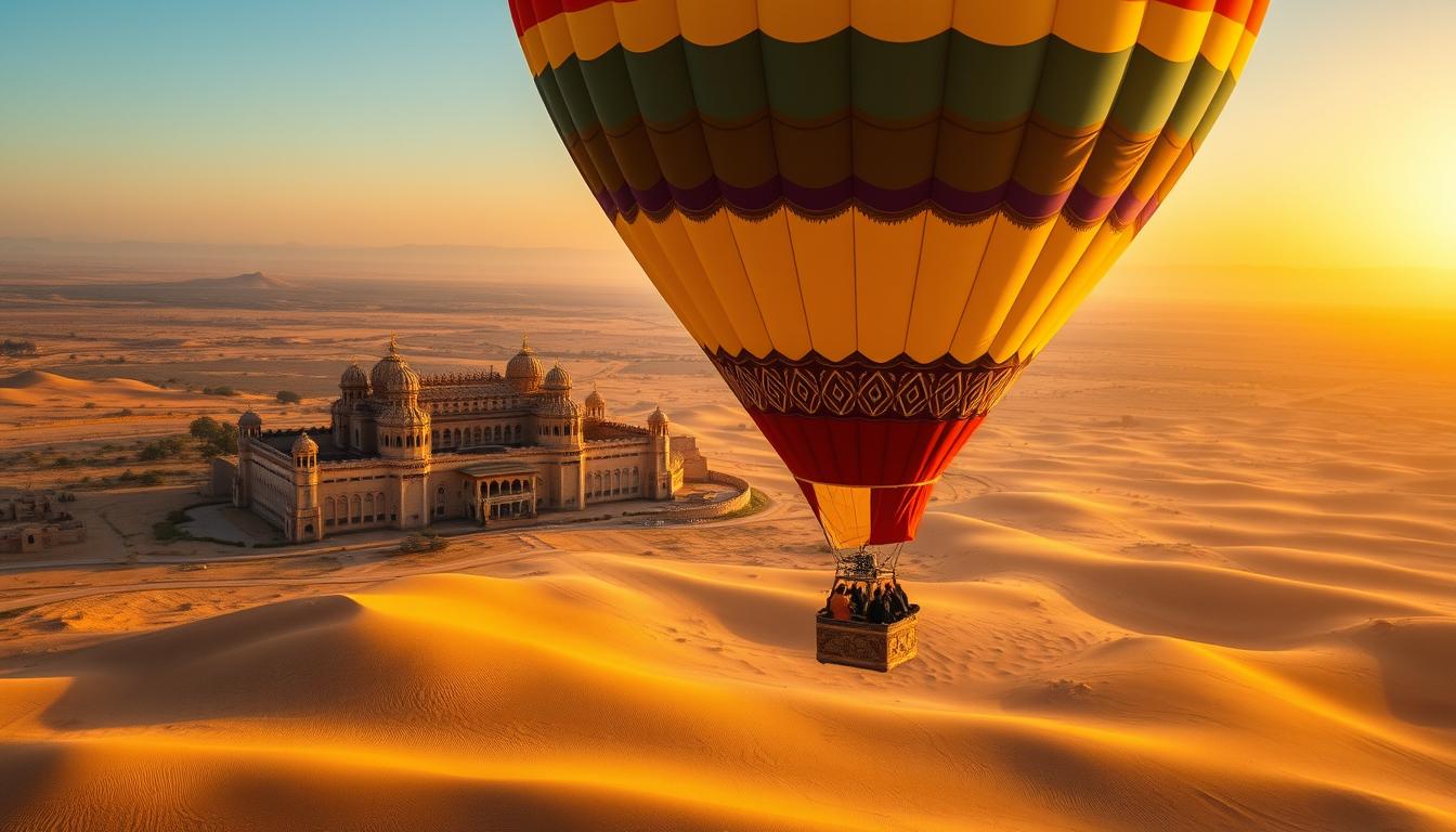 Palaces and Deserts: Hot Air Balloon in Rajasthan