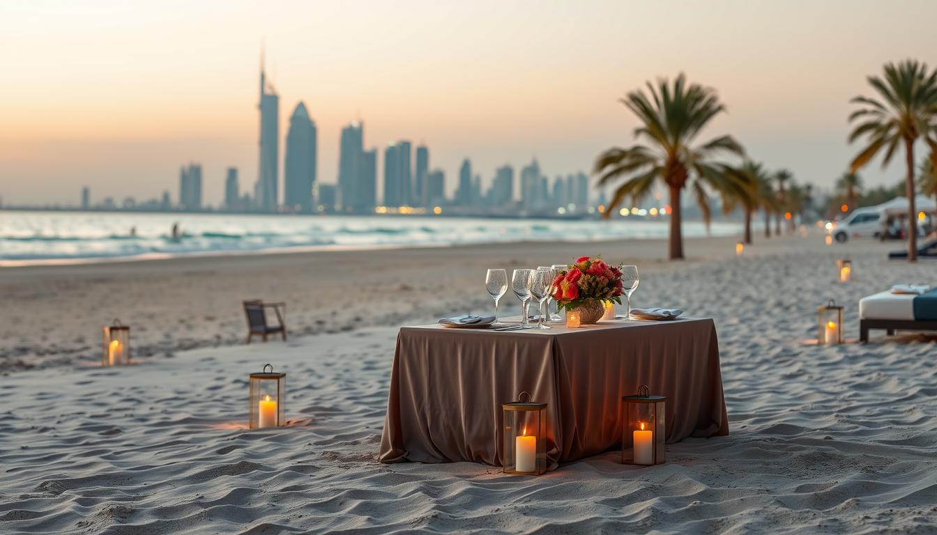 Private seaside dining Dubai