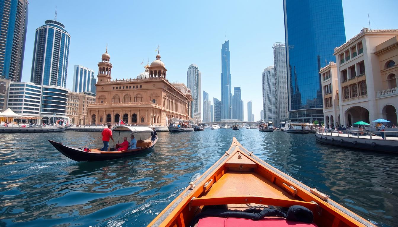 Experience an Abra Ride on Dubai Creek: Traditional Transport