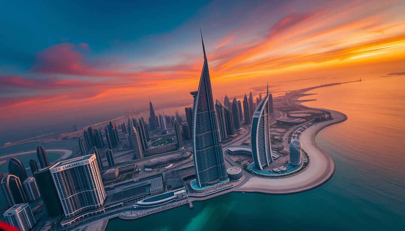 Best spots helicopter tour Dubai