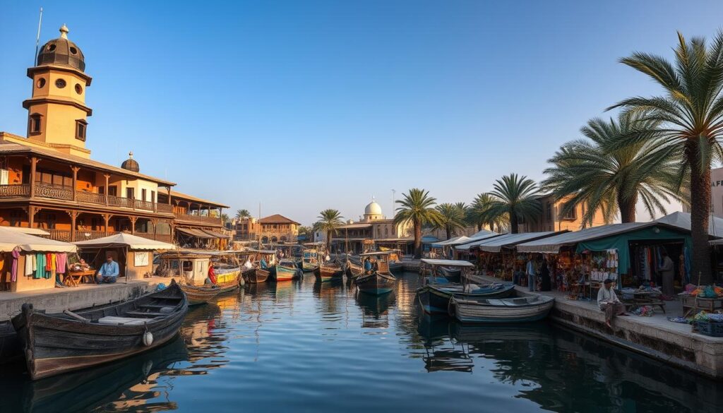 Dubai Creek fishing village
