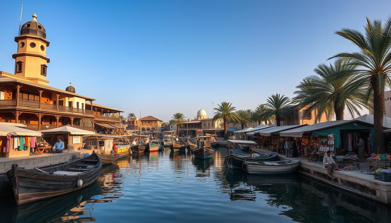 Dubai Creek fishing village