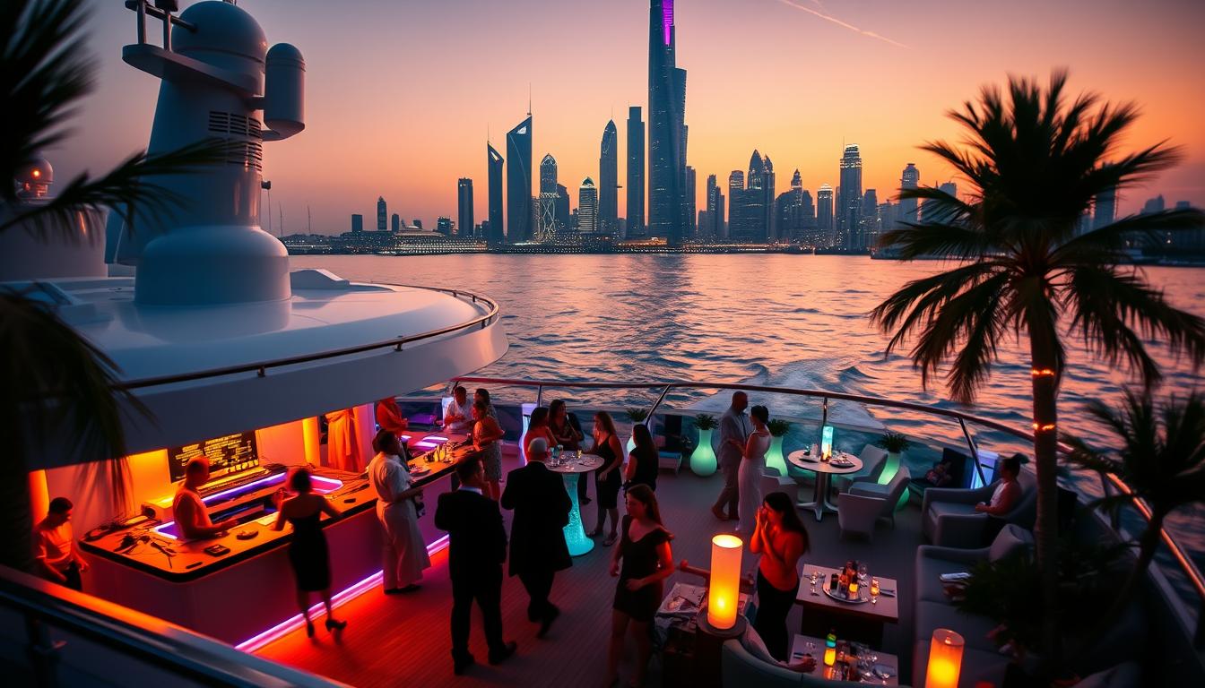 Entertainment options yacht Dubai