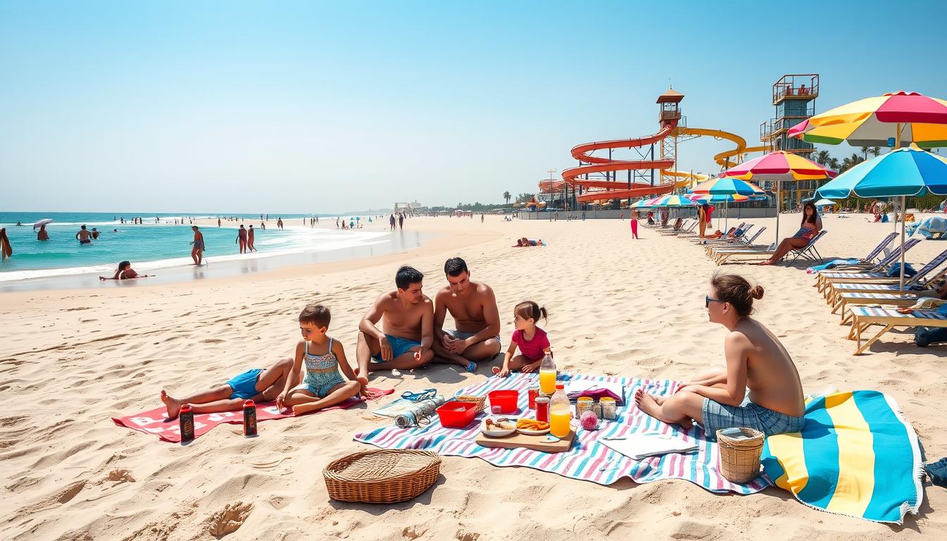 Family savings tips Dubai beaches