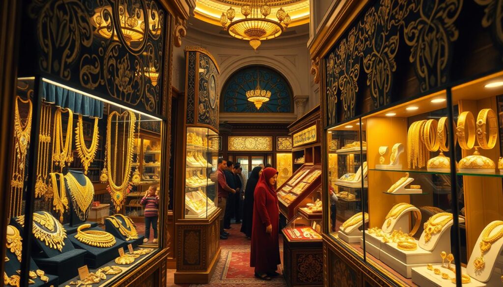 High-end gold shopping Dubai