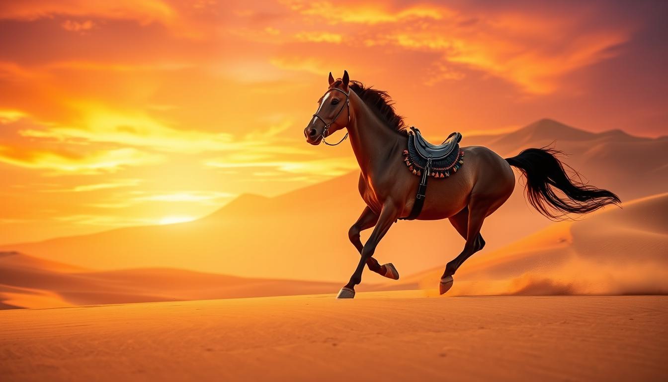 Horseback riding Dubai desert