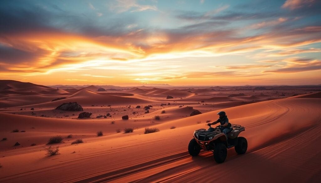 Sunrise quad biking Dubai