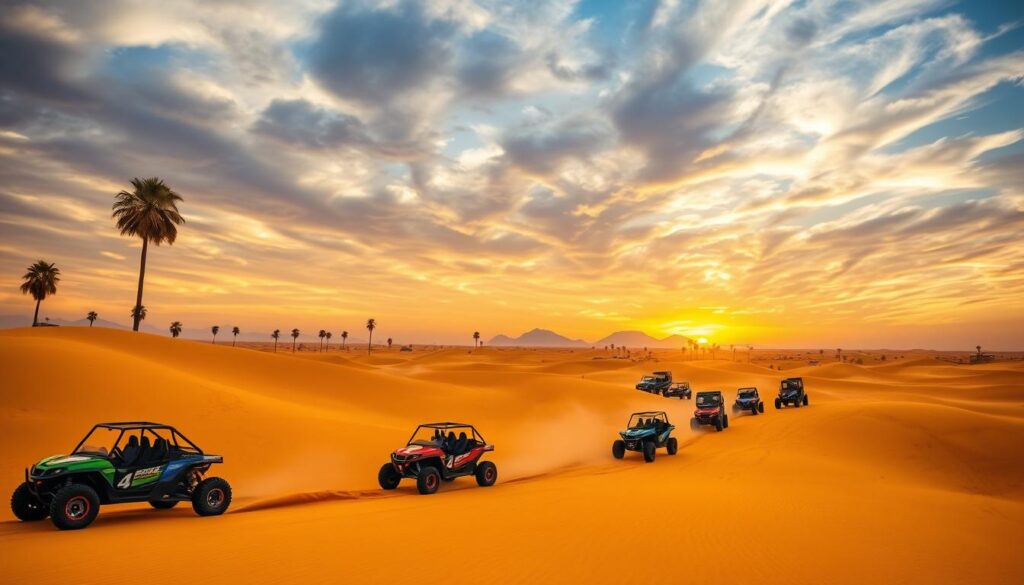 Dubai adventure comparison, dune buggy excursions Dubai, hot air balloon rides