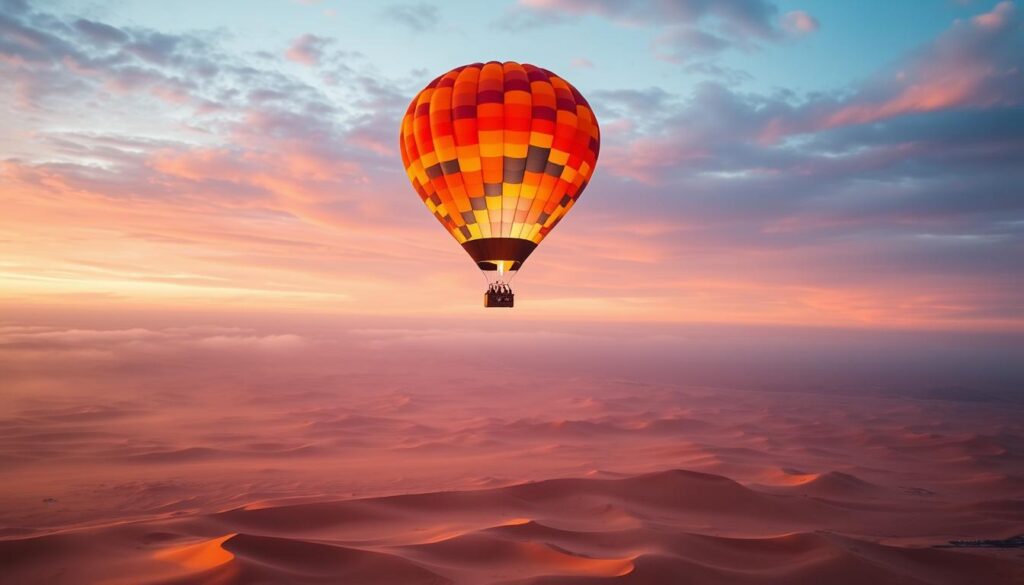adventure hot air balloon rides Dubai, thrilling balloon experiences