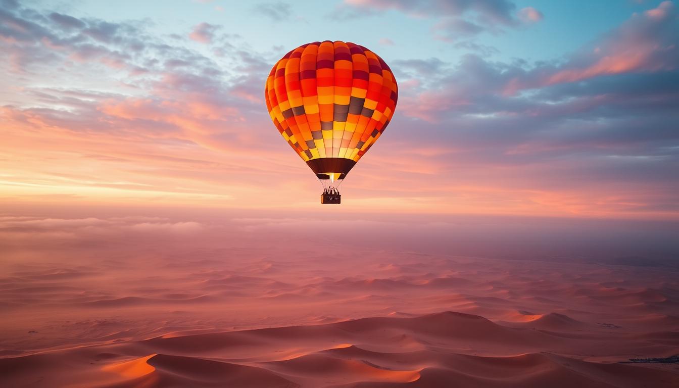 Thrill Above: Experiencing the Adventure and Calm of Hot Air Ballooning in Dubai