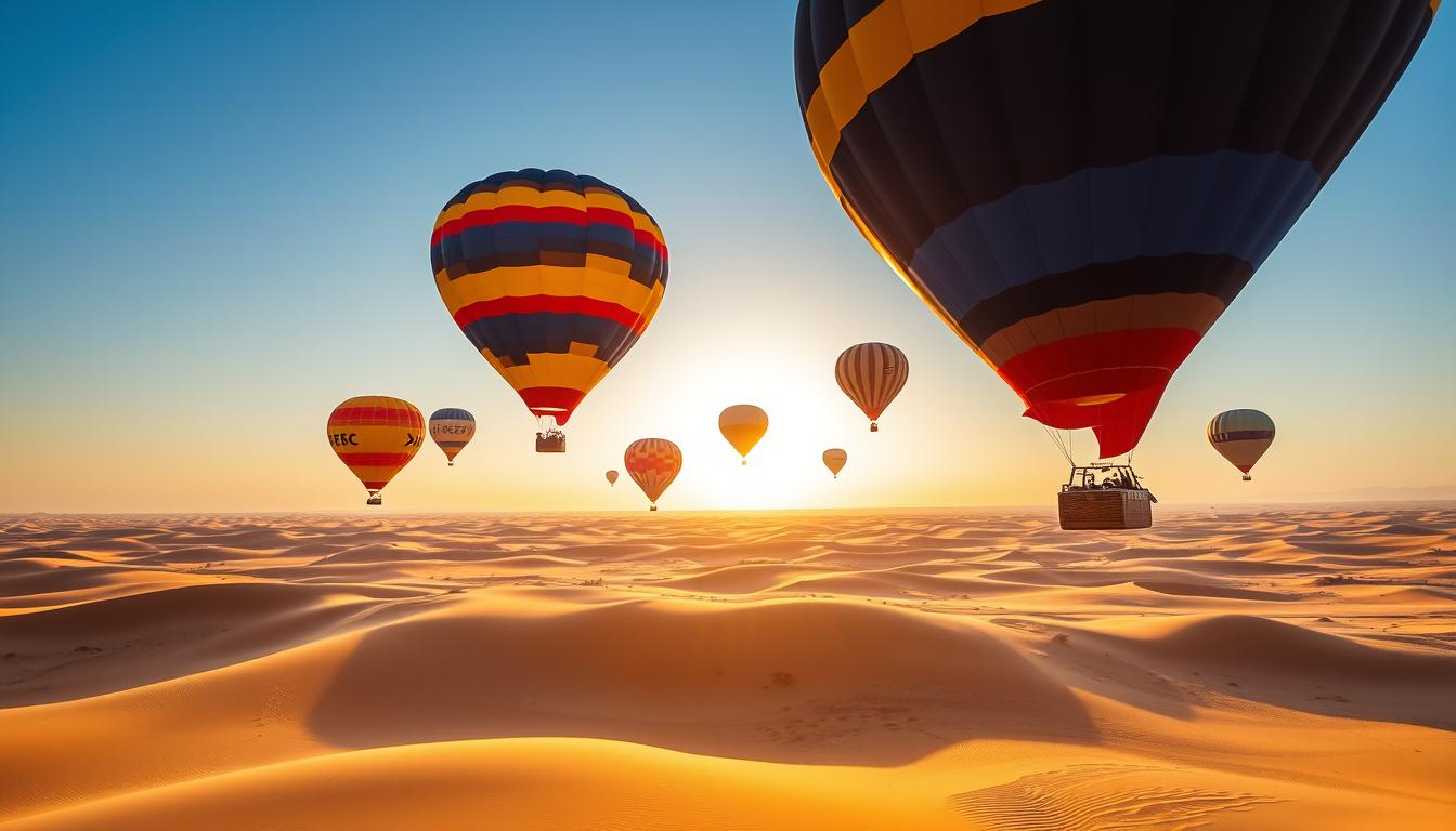 book hot air balloon ride dubai