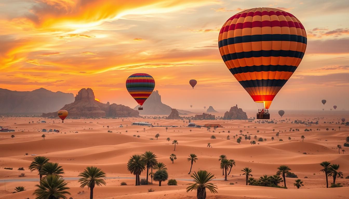 dubai hot air balloon experience