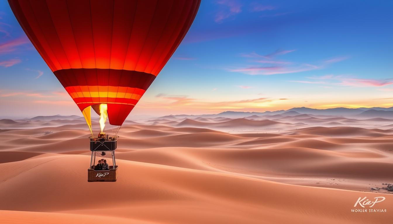 dubai sunrise hot air balloon