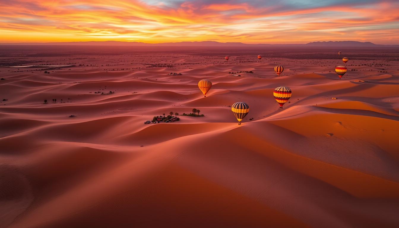 hot air balloon adventures dubai