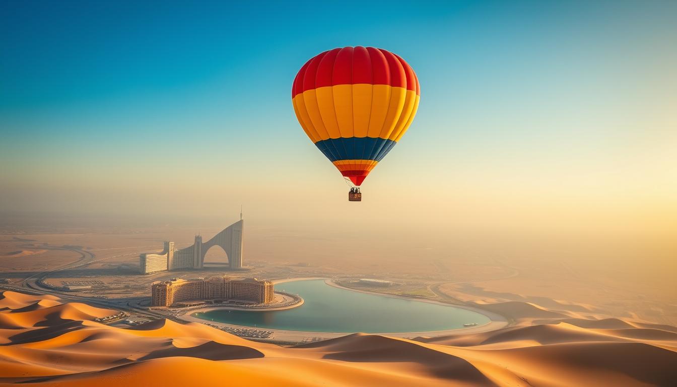 hot air balloon atlantis dubai