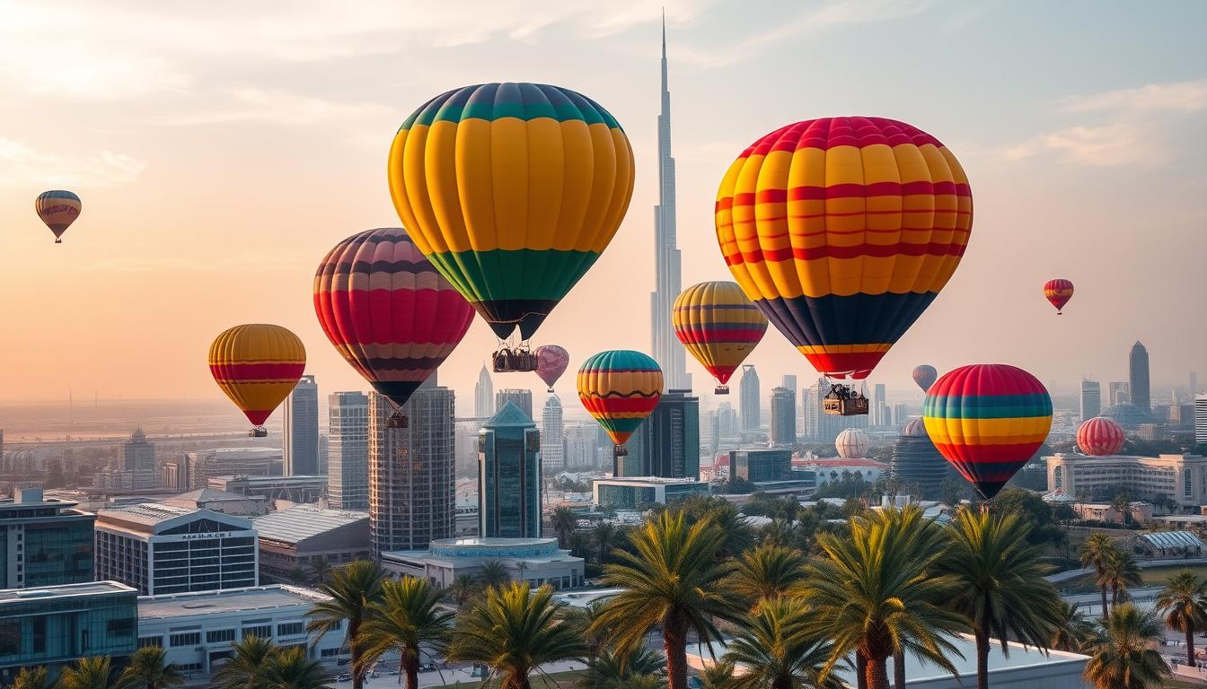 hot air balloon dubai internet city