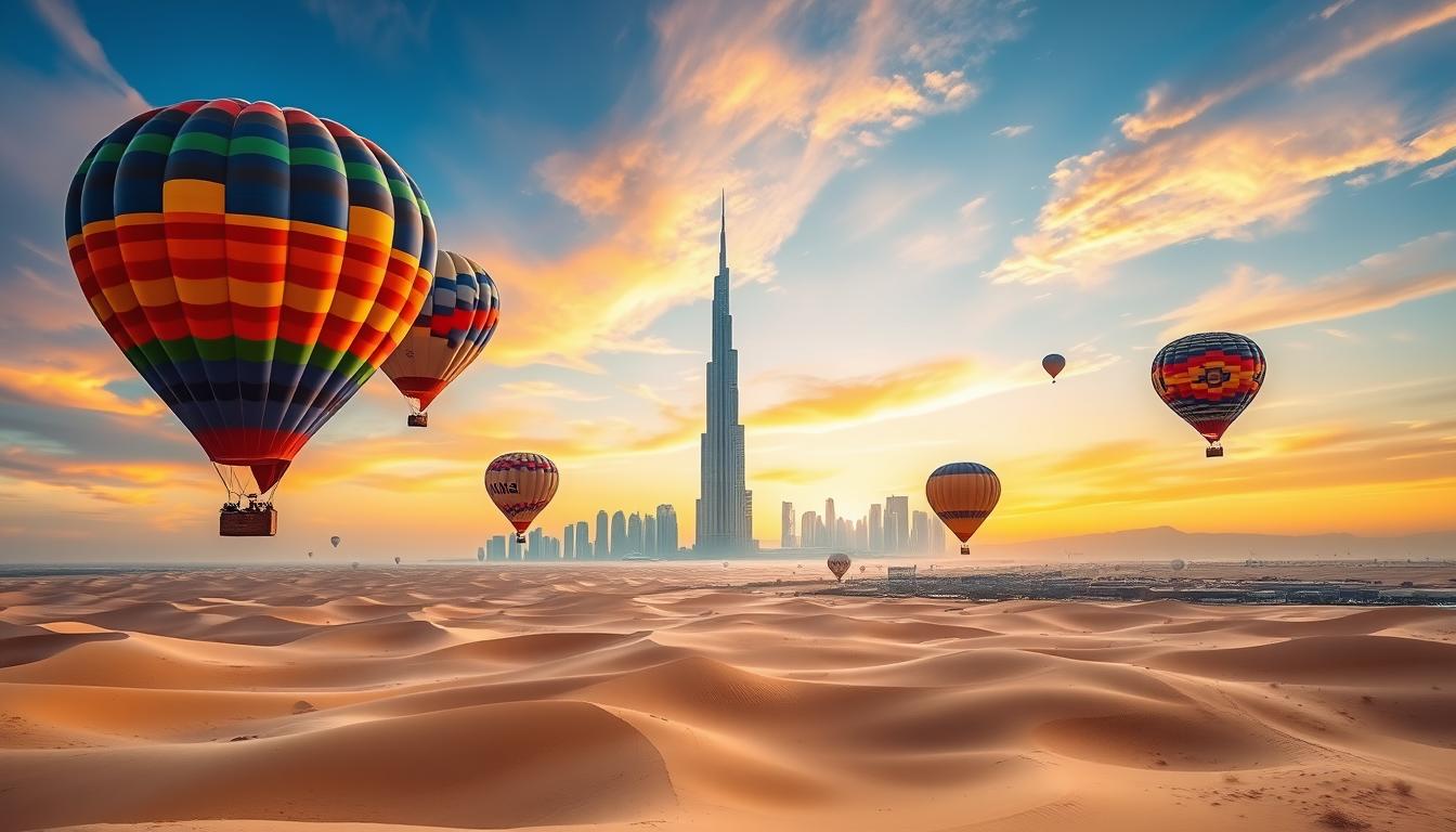 hot air balloon dubai location