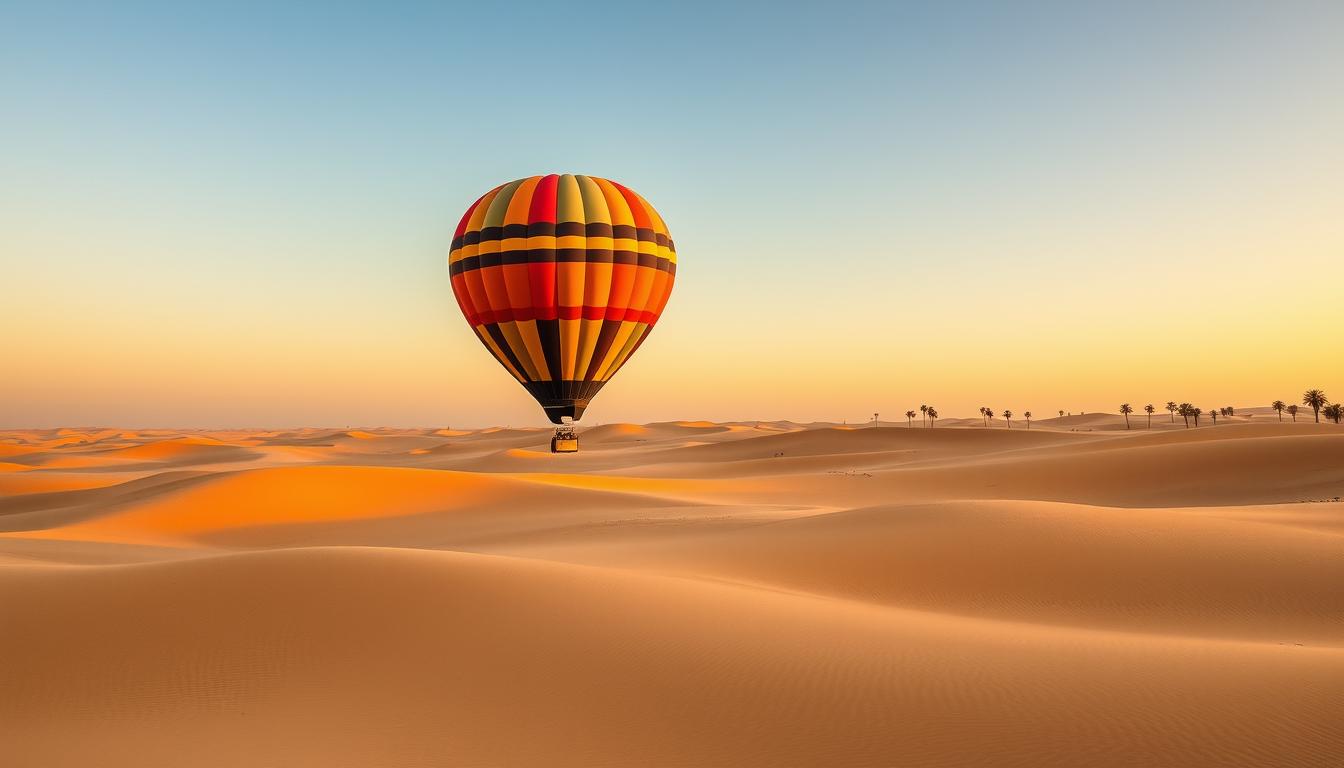 hot air balloon dubai offers