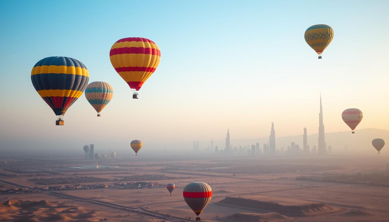 hot air balloon dubai timing