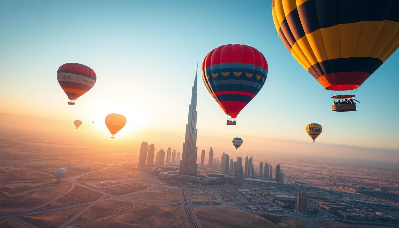 hot air balloon dubai timings