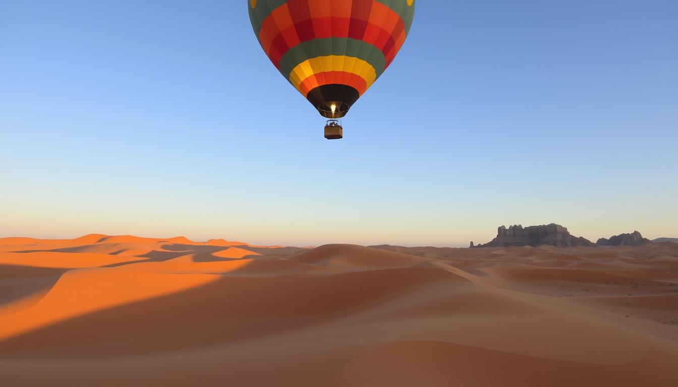 hot air balloon flight dubai