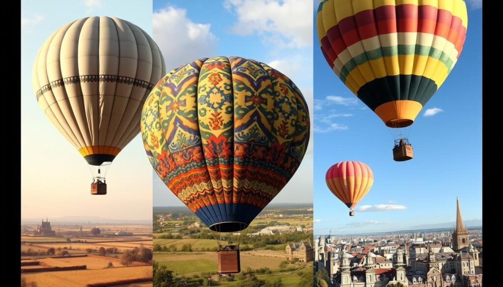 hot air balloon history, evolution of balloons, historical hot air balloons