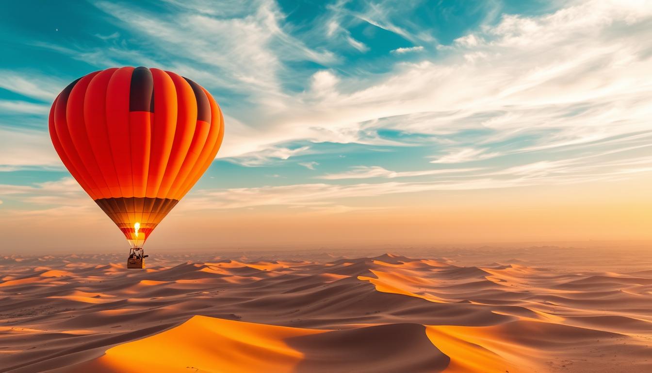 hot air balloon in dubai