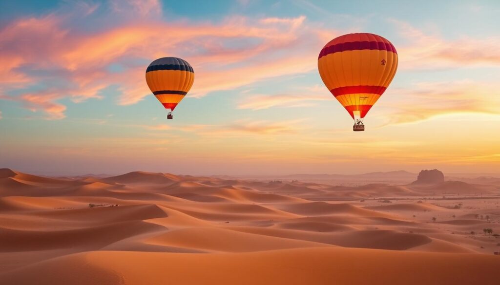 hot air balloon ride dubai
