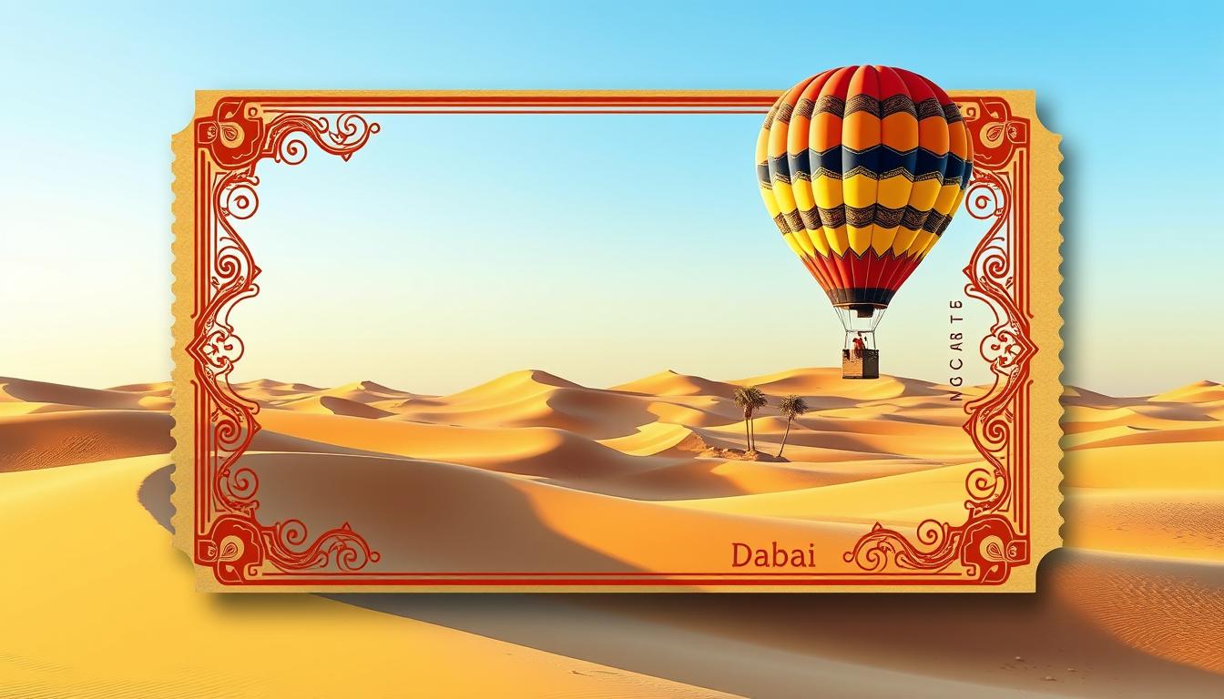 hot air balloon ride dubai ticket