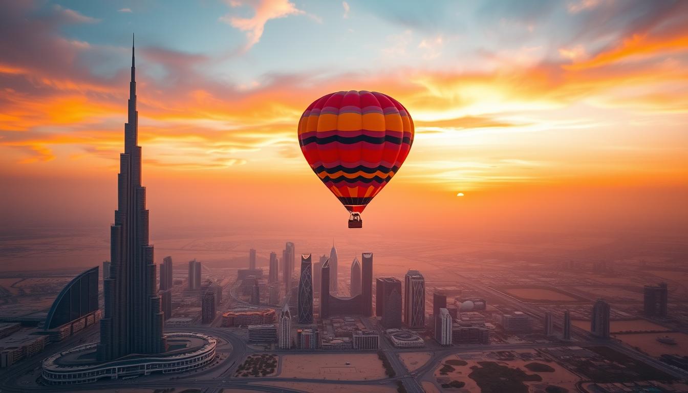 hot air balloon ride in dubai cost