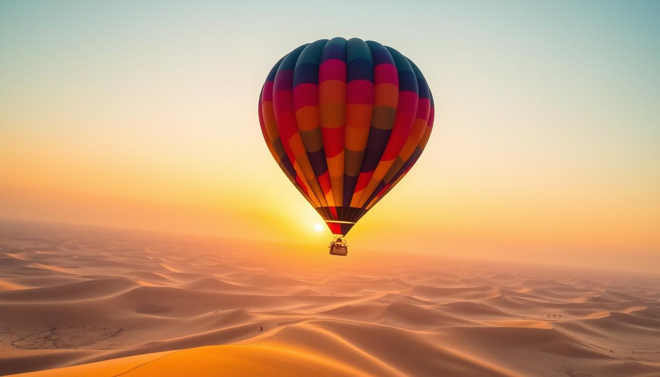 hot air balloon ride in dubai tours