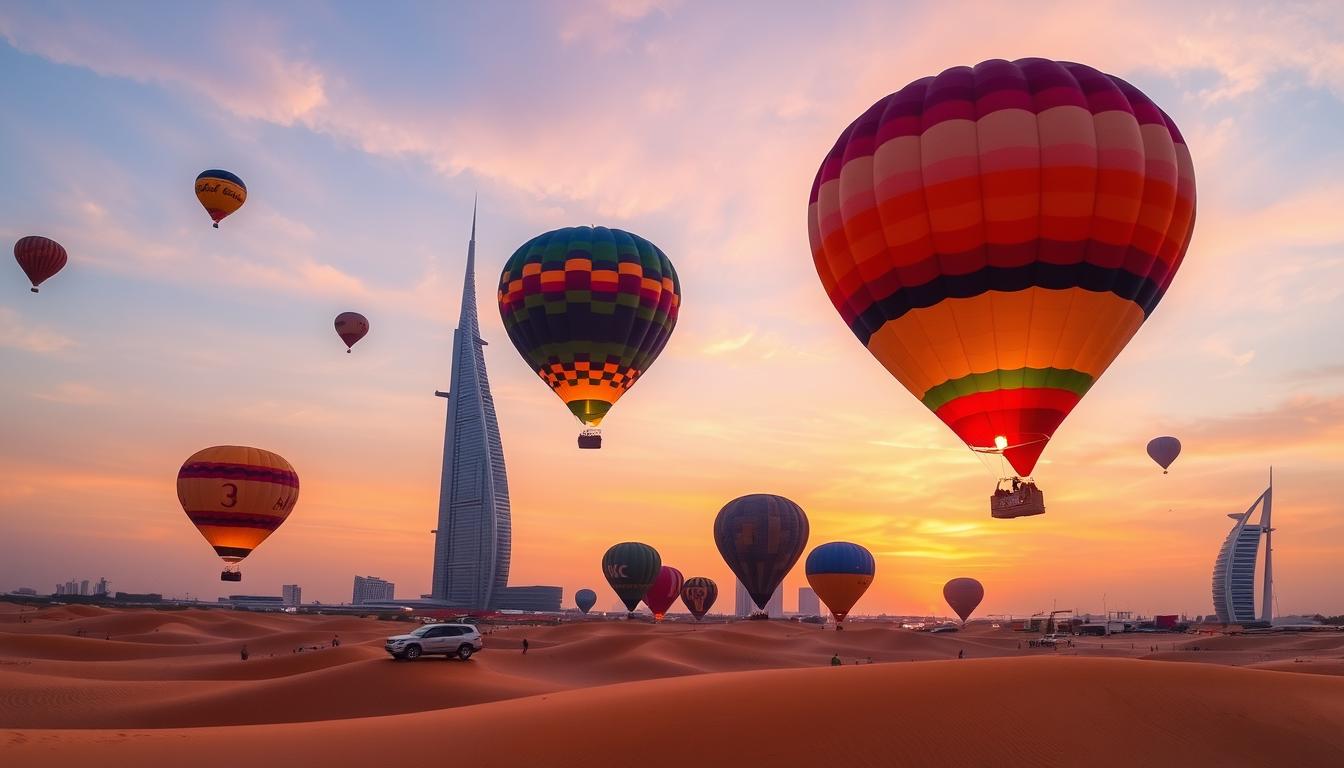 hot air balloon ride price in dubai