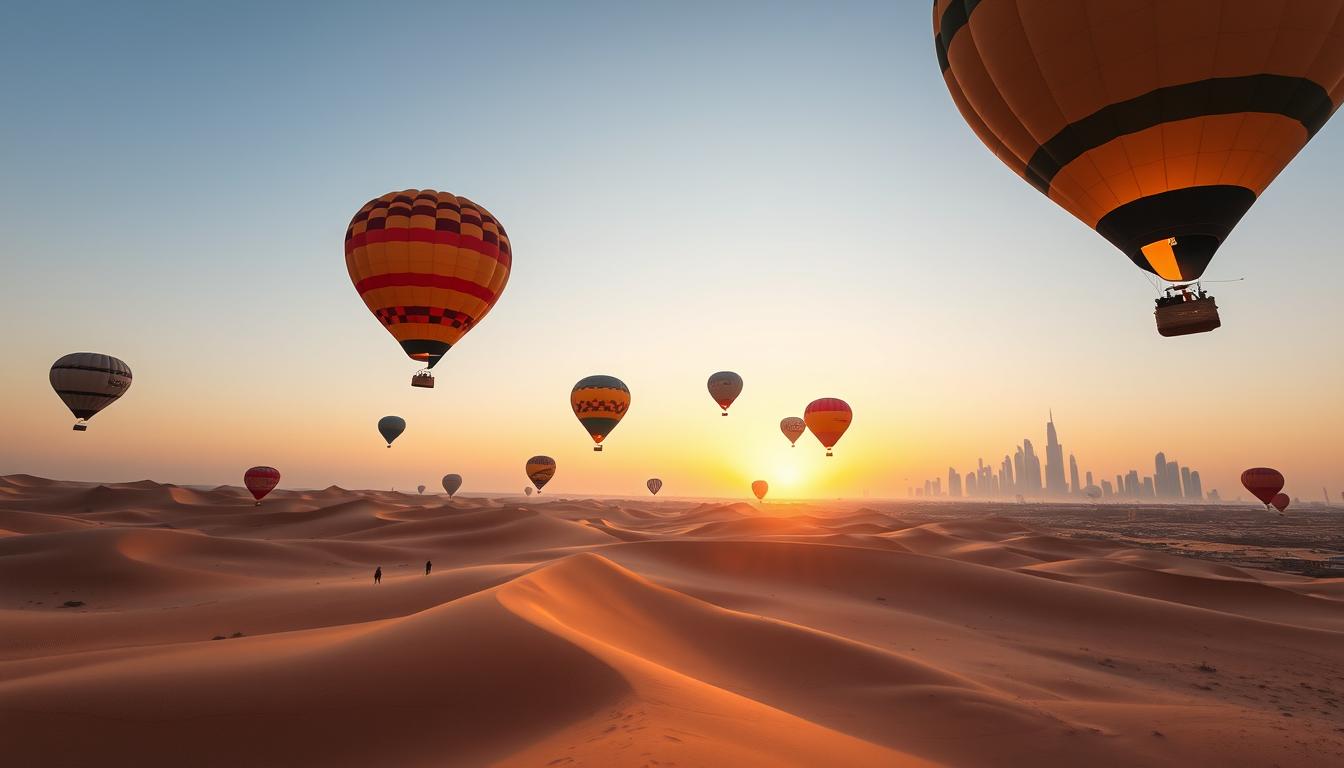 hot air balloon tour dubai