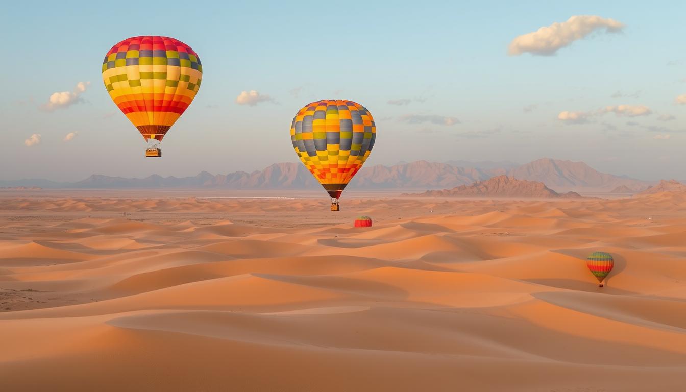 hot air dubai balloon