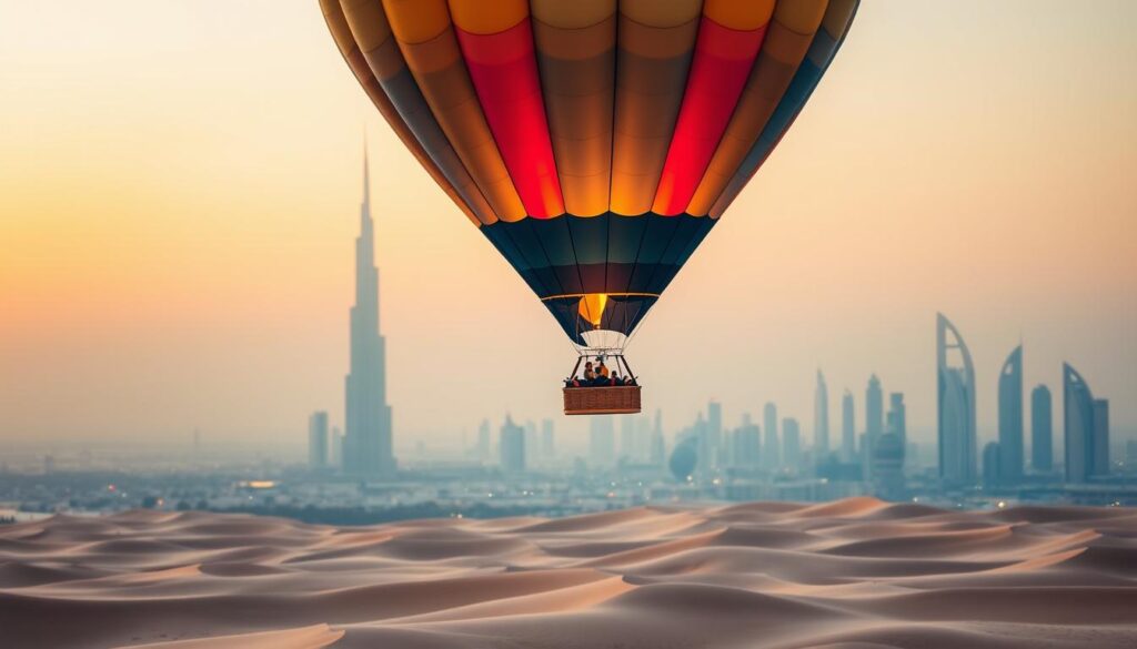 luxury hot air balloon Dubai,deluxe balloon packages,premium balloon experiences