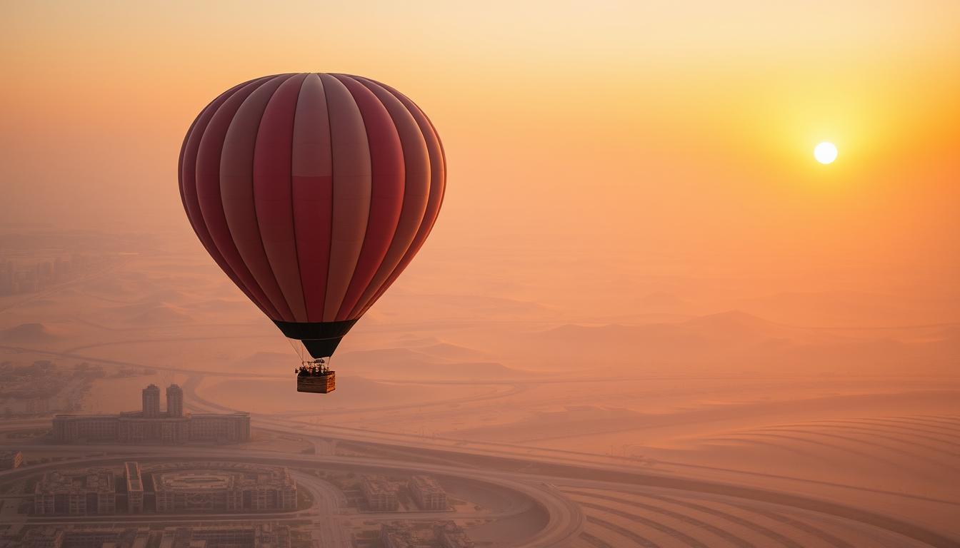 Experience Elegance in the Air: The Luxury of Sunrise Hot Air Balloon Rides Over Dubai